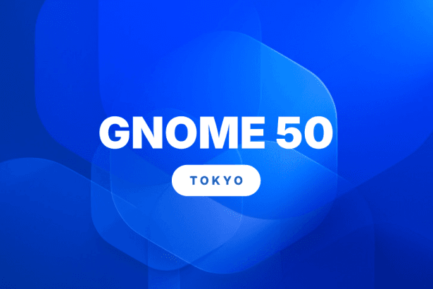 Captura de pantalla de GNOME 50 mostrando su nuevo escritorio