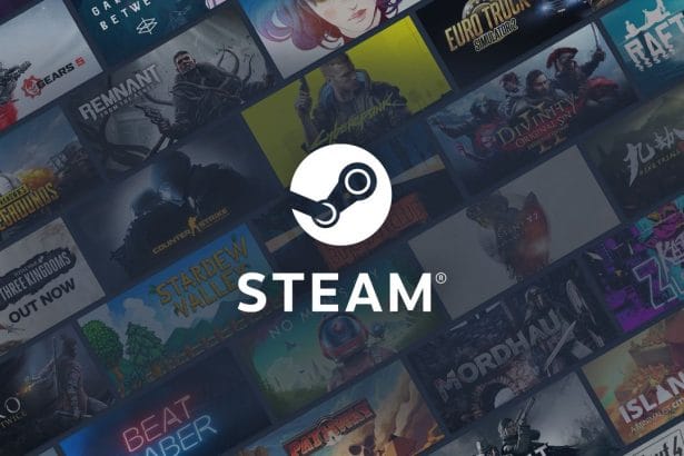 Captura de pantalla de Steam con advertencia de ciberseguridad