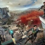 Personajes de Black Ops Royale descendiendo sobre el mapa Avalon en Call of Duty