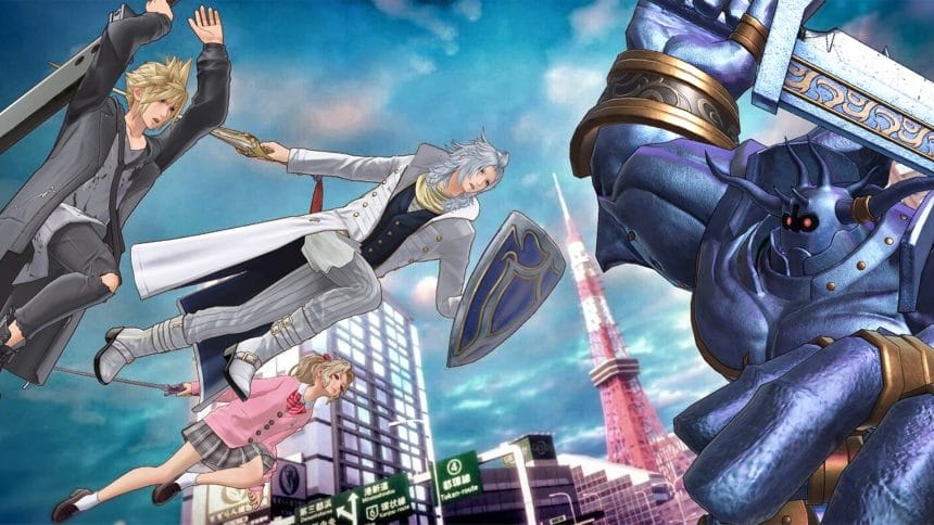 Captura de pantalla de combate en Dissidia Duellum Final Fantasy