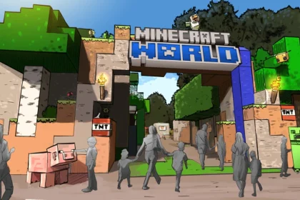 Zona temática Minecraft World en Chessington