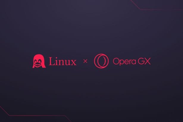 Interfaz de Opera GX ejecutándose en Linux