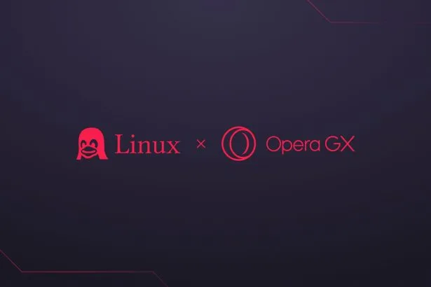 Interfaz de Opera GX ejecutándose en Linux