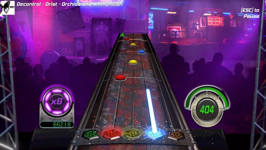 Sound System juego de ritmo guitarra modular música comunidad