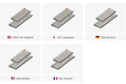 Teclado mecánico NuPhy Node con distribución ISO