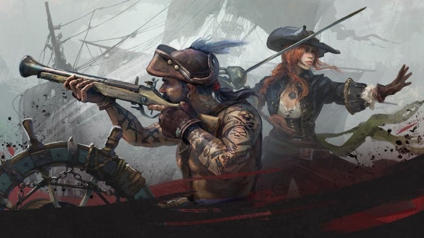 Imagen de Windrose en Steam mostrando gameplay pirata y supervivencia
