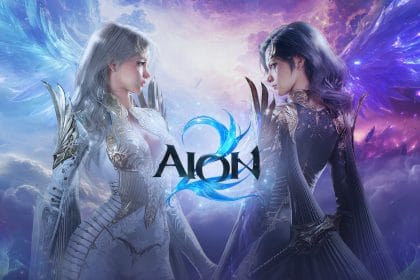 Captura de pantalla con combate aéreo en Aion 2