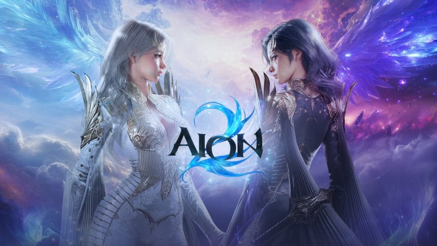 Captura de pantalla con combate aéreo en Aion 2