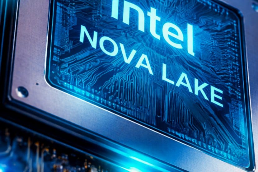 Procesador Intel Nova Lake sobre placa base