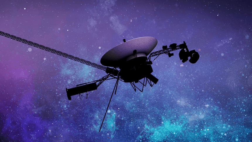 La sonda Voyager 1 en el espacio interestelar