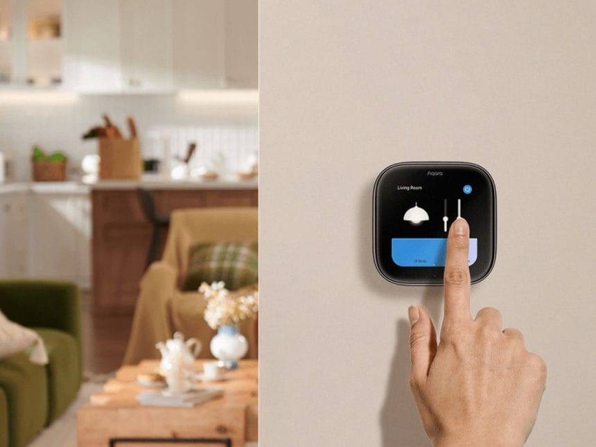 Aqara Thermostat Hub W200 dispositivo montado en pared