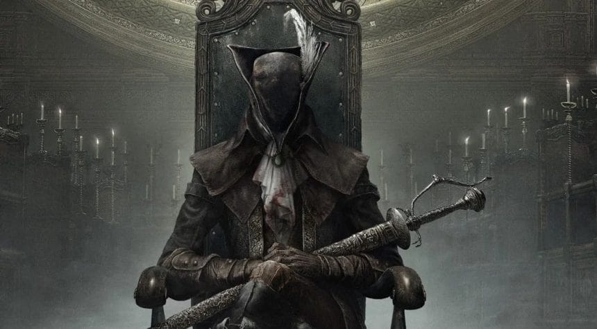 Ilustración promocional de la película animada de Bloodborne