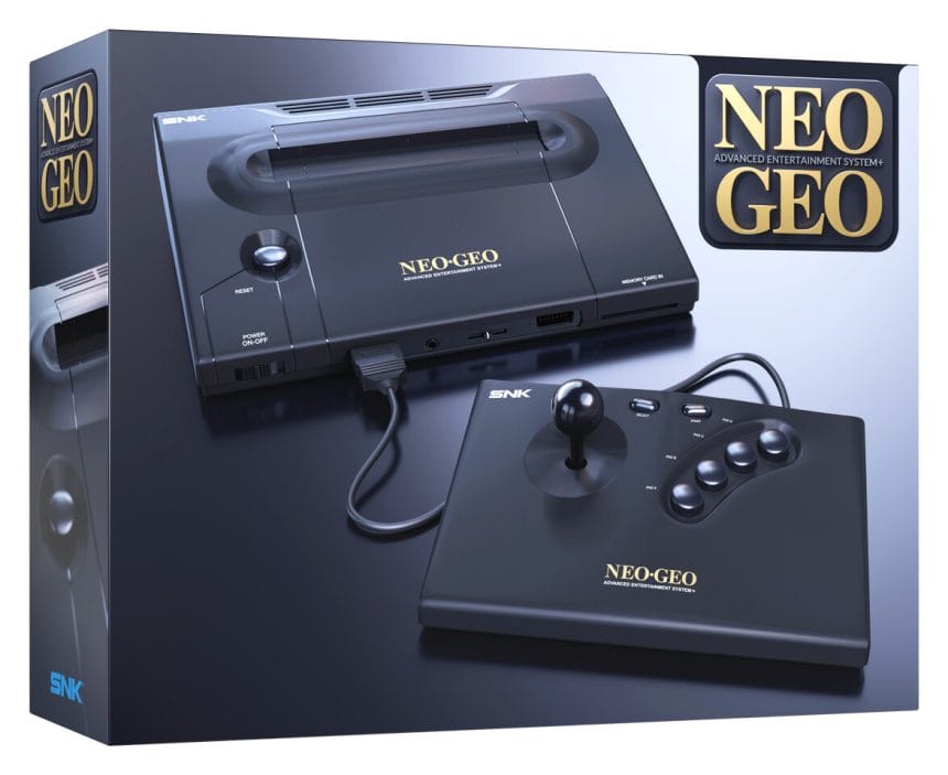 Consola NEOGEO AES con cartucho y joysticks originales