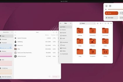 Interfaz de Ubuntu mostrando opciones de inteligencia artificial