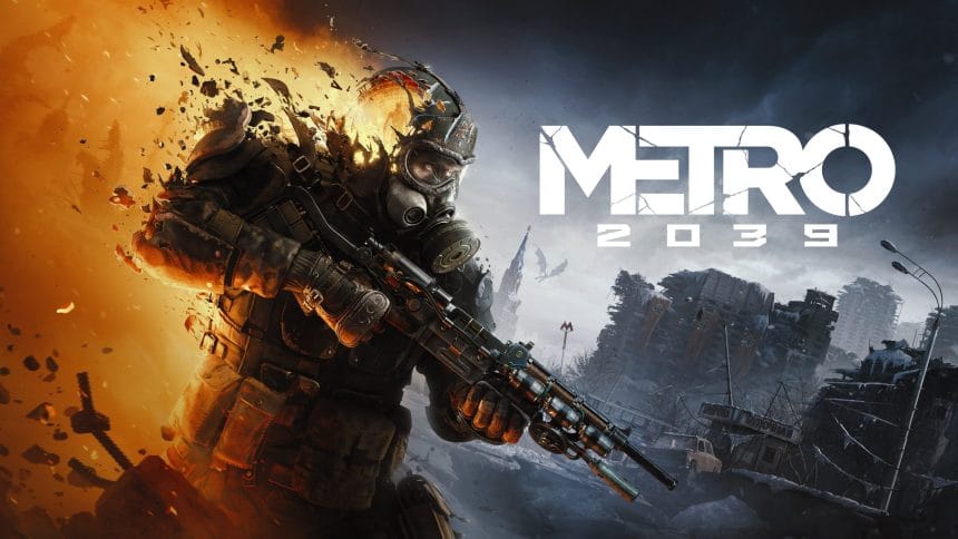 Artwork oficial de Metro 2039 mostrando el escenario postapocalíptico.