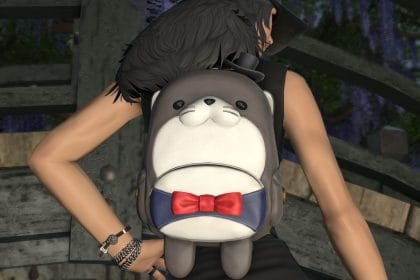Mochila nutria en Final Fantasy 14