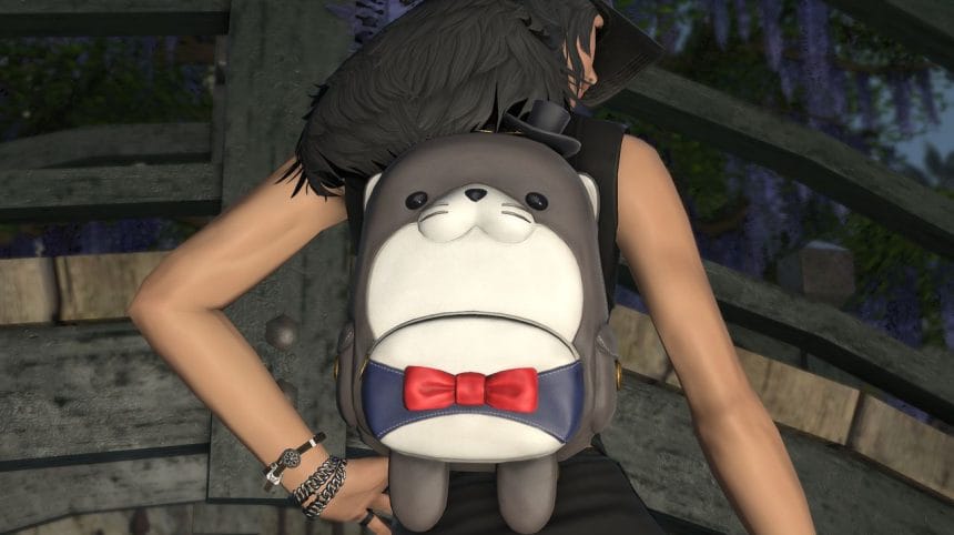 Mochila nutria en Final Fantasy 14
