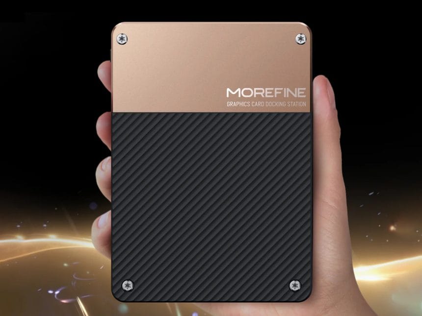 Morefine G2 con eGPU RTX 5060 Ti y Thunderbolt 5
