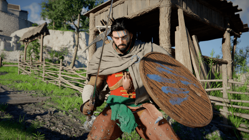 Captura de pantalla de un RPG con mundo abierto y exploración