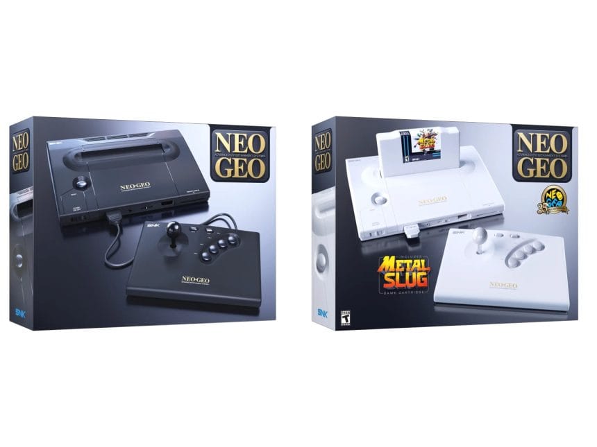 Consola Neo Geo AES de Plaion réplica moderna
