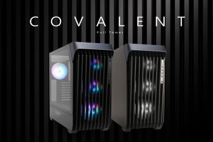 Chasis full tower InWin COVALENT con paneles de vidrio templado curvado
