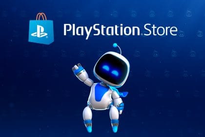 Consola PlayStation 5 con juegos digitales en pantalla