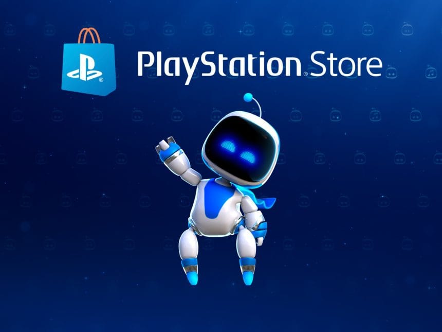 Consola PlayStation 5 con juegos digitales en pantalla