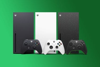 Imagen conceptual de Xbox Helix junto a un PC gaming de alta gama