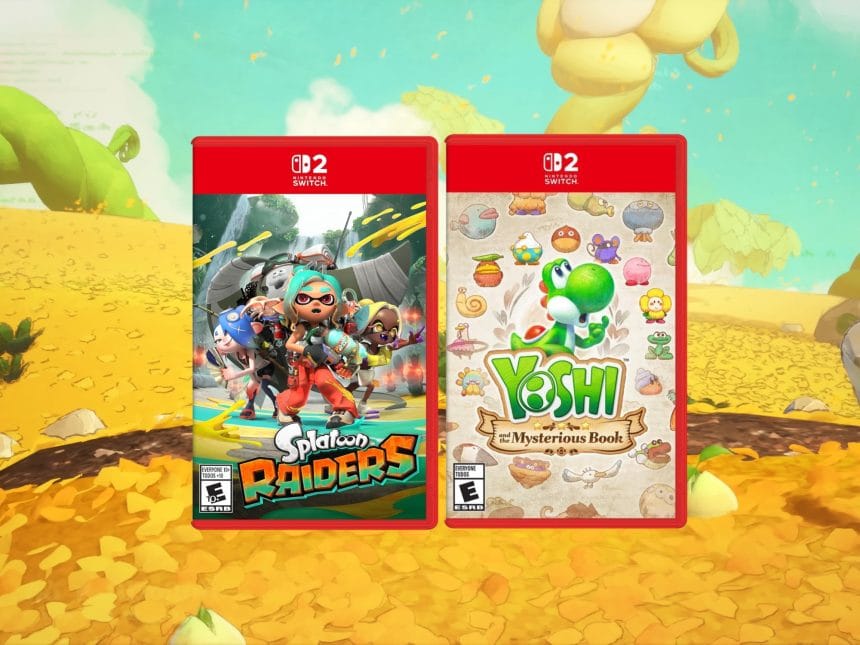Consola Switch 2 con juegos físicos rebajados frente a la eShop