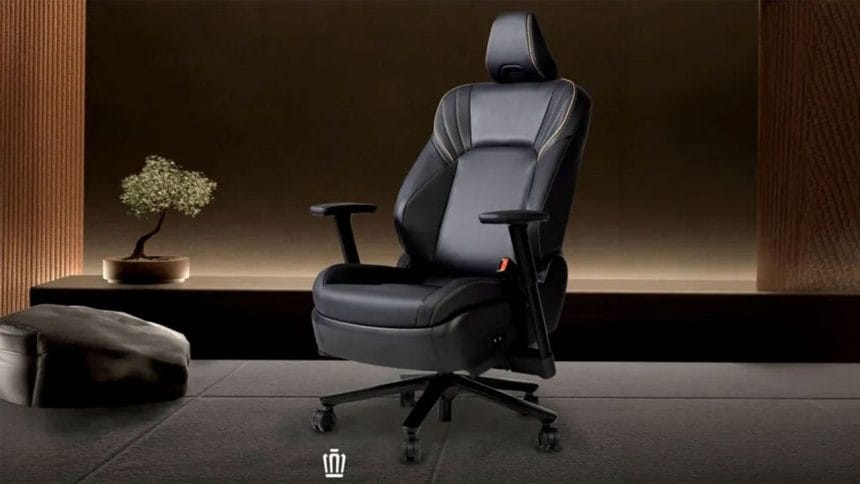 Toyota Crown gaming chair basada en el asiento delantero del Crown