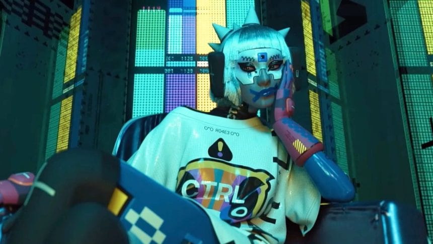 Marathon en una pantalla de juego con interfaz futurista