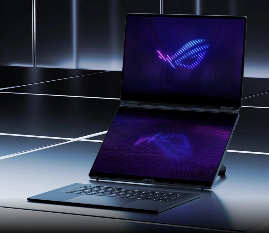 ASUS ROG Zephyrus Duo 16 con doble pantalla OLED