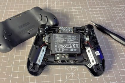 Steam Controller de Valve con diseño pensado para reparación