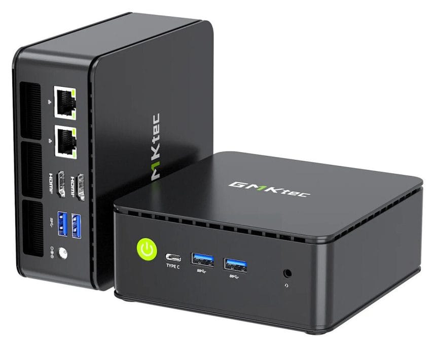 Mini PC GMKtec NucBox G11 vista frontal y lateral