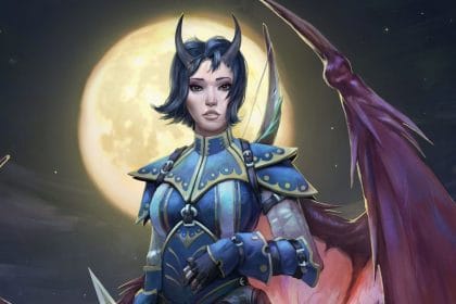Captura de pantalla de Warhammer 40,000 Rogue Trader con personajes femeninos