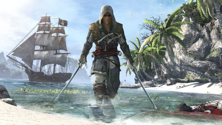 Tráiler filtrado de Assassin's Creed Black Flag remake con Edward Kenway y Barbanegra en combate naval