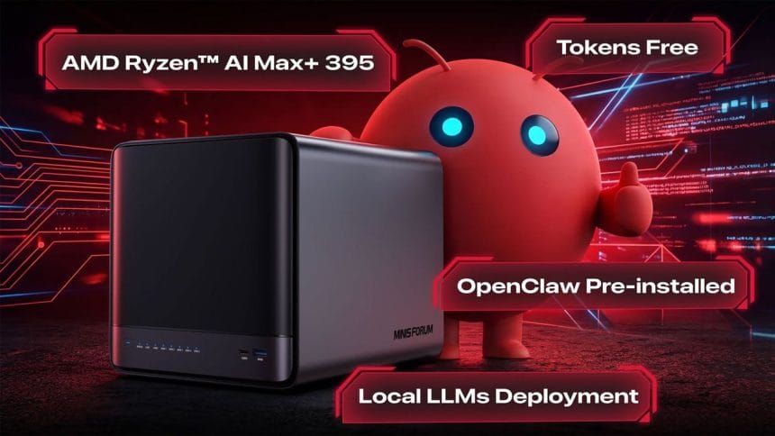 Minisforum N5 Max NAS con procesador AMD Ryzen AI Max 395