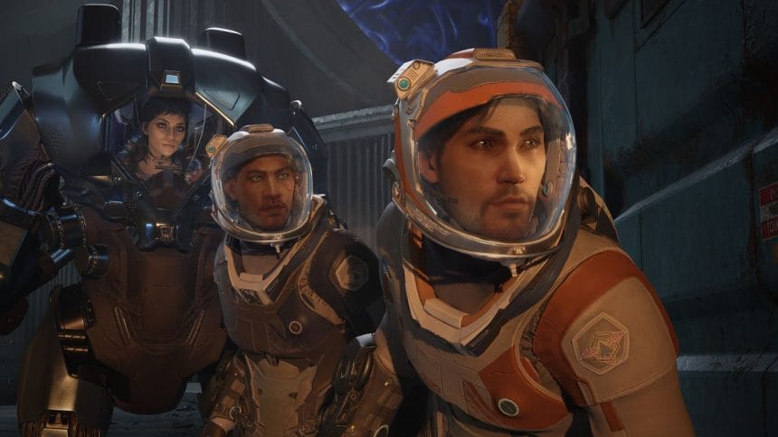 Teasers de Exodus con estética de RPG espacial