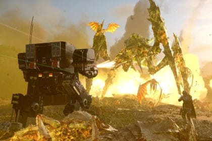 Helldivers 2 exotraje mech Warbond