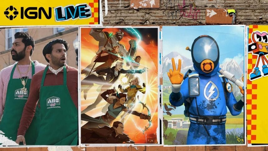 Cartel de IGN Live 2026 con Assassin’s Creed Black Flag, Vox Machina y PowerWash Simulator 2