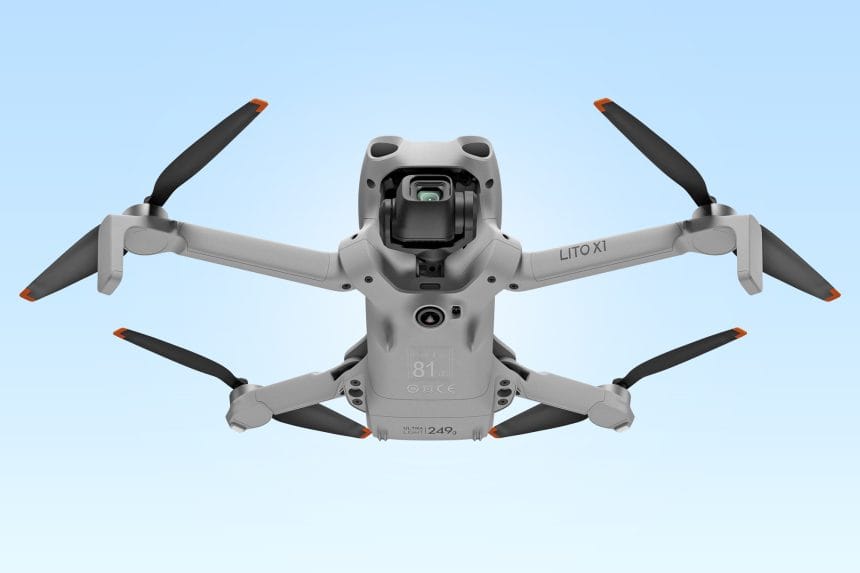 Foto ilustrativa de drones DJI Lito 1 y Lito X1 para principiantes