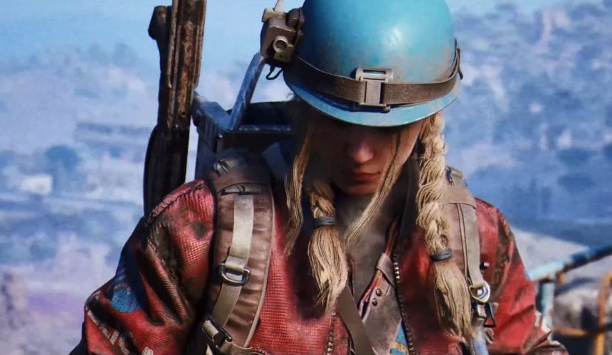 Descensor propulsado en Arc Raiders siendo utilizado por un jugador