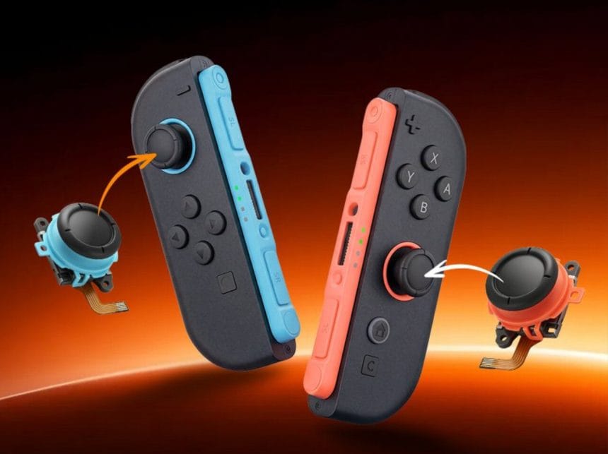 Joystick sin drift para Nintendo Switch 2 TMR de GuliKit