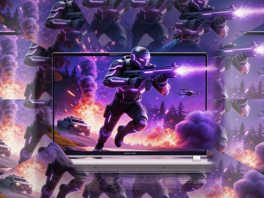 Render conceptual del supuesto portátil Honor La WIN H9