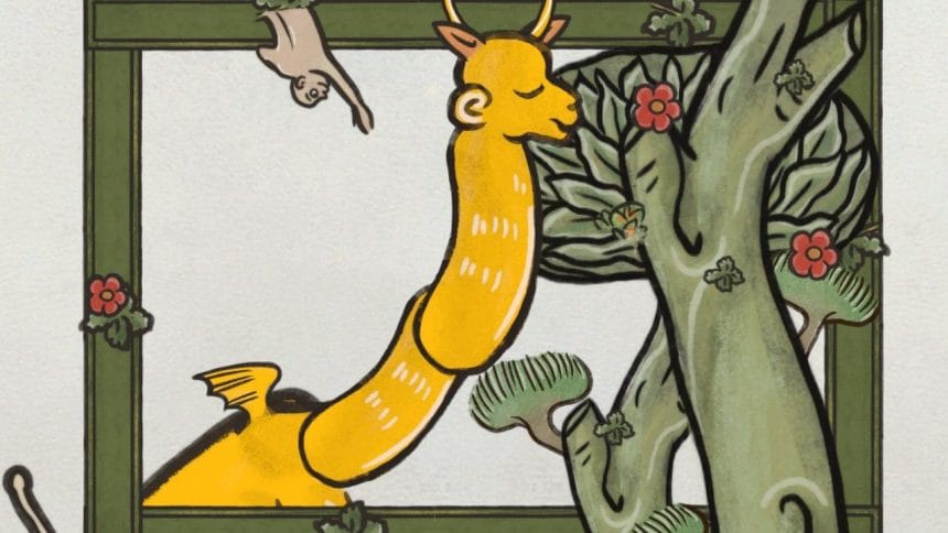 Ilustración medieval cómica de Scriptorium