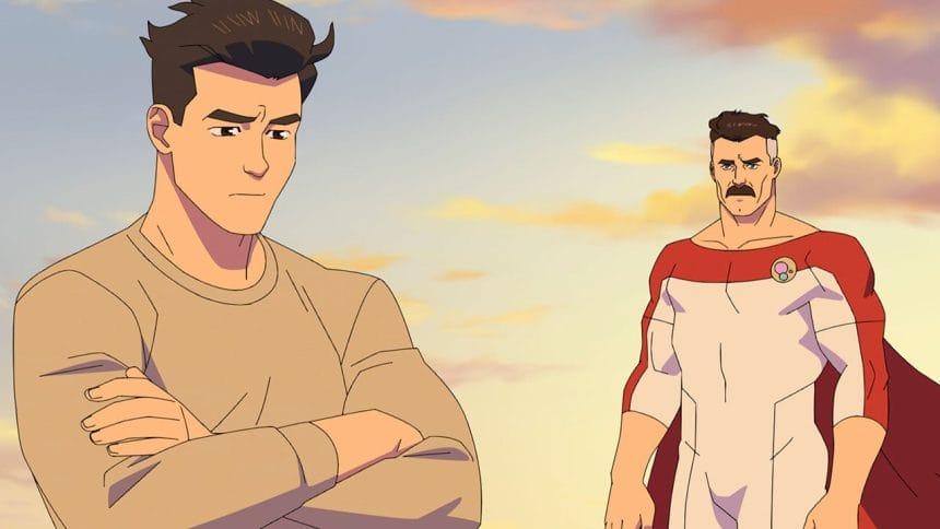 Error de animación en Invincible temporada 4 que convierte a Mark en un Omni-Man sin bigote