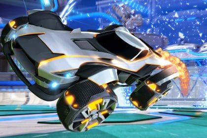 Interfaz de Rocket League mostrando la inclusión de Easy Anti-Cheat