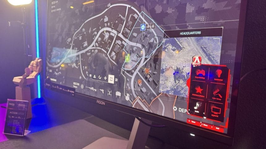 Nuevo menú en pantalla OSD de AOC para monitores gaming