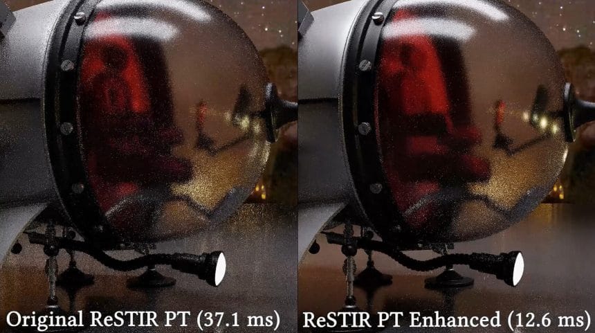Demostración de path tracing en tiempo real en Cyberpunk 2077