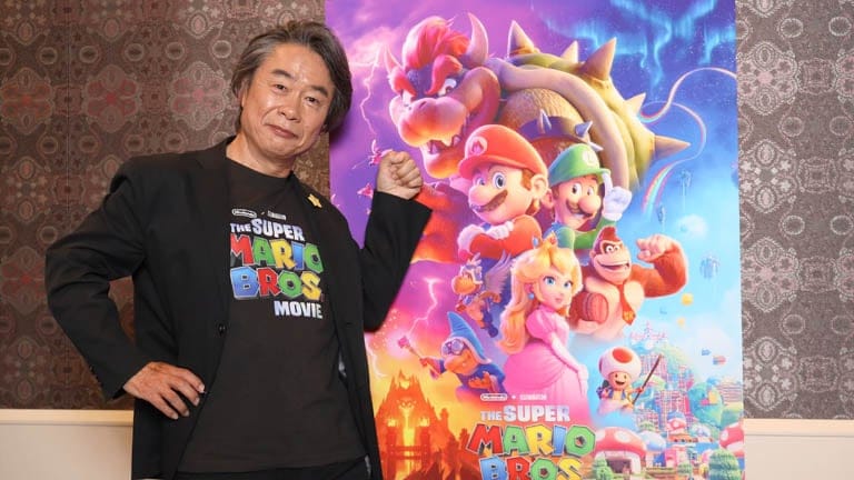 Shigeru Miyamoto durante entrevista oficial